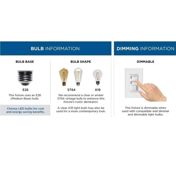 Progress Lighting | NIB Hansford Antique Bronze 2-Light Clear Glass Vanity Light - Picture 5 of 10